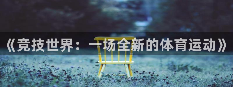 海南MK体育官网下载：《竞技世界：一场全新的体育运动