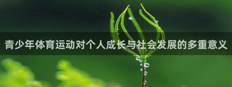 MK体育官方正版app娱乐网站：青少年体育运动对个人成长与社