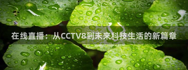 火凤直播体育足球：在线直播：从CCTV8到未来科技生活的新篇章