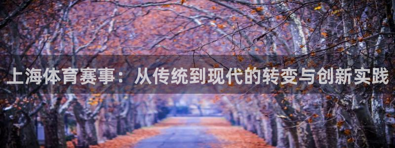 火凤体育直播：上海体育赛事：从传统到现代的转变与创新实践